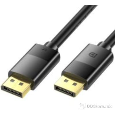 Power Box DisplayPort Cable V2.1 Male to Male, 16K 60Hz, 1,5m, Gold plated