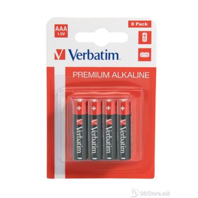 VERBATIM AAA BATTERY ALKALINE 4 PACK, Premium Micro AAA LR03 1.5V