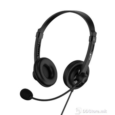 GENIUS HS-230U Black w/microphone, USB Type-c HEADPHONES
