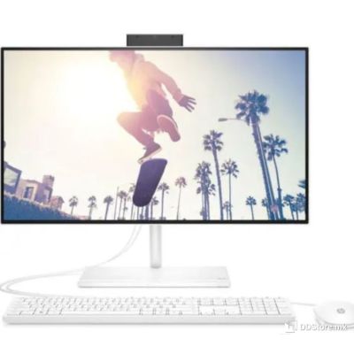 HP PC AIO 24-cr1013na, Ultra 5-125U, 23.8" FHD IPS, 16GB DDR5, 512GB, FreeDos, Shell White