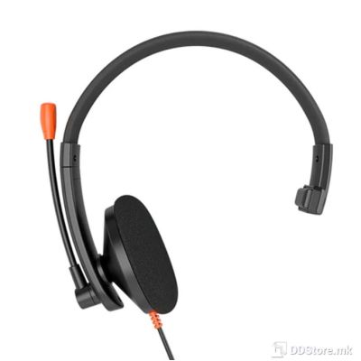 Meetion HP002 Call Center Wired Headset Black