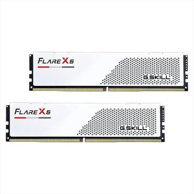 RAM DDR5 32GB(2x16GB) 6400MHz CL32 G.SKILL Flare X5 AMD EXPO matte white F5-6400J3240G16GX2-FX5W
