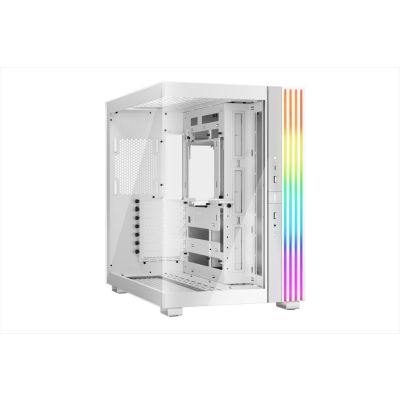 CASE BE QUIET! ATX Mid-Tower Light Base 600 DX, w/2x Tempered glass, ARGB LED strips and 2 hubs, inverted layout, White BGW66