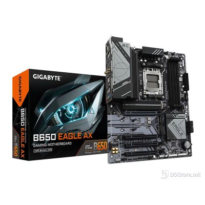 MB Gigabyte B650 EAGLE AX DDR5 AM5 7600MHz OC/3xM.2/WIFI 6E/BT5.3/Type-C/PCIe 4.0 DP/HDMI