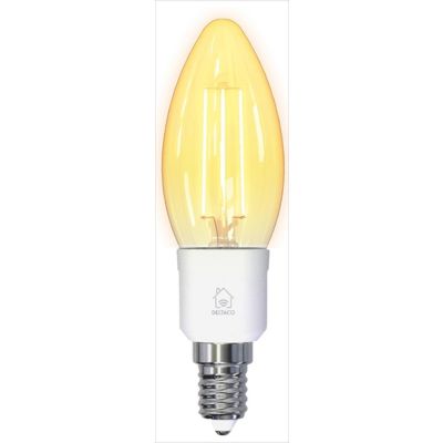 LED BULB SMART DELTACO E14 1800K-6500K DIMMABLE WHITE, 4.5W, FILAMENT LAMP, SH-LFE14C35
