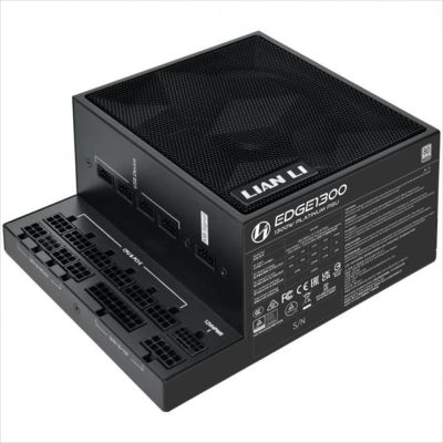 PSU 1300W LIAN LI EDGE EG1300  80+ PLATINUM, PCIe 5.1 (L-Shape, w/x4 USB 2.0 headers), FULL MODULAR Black