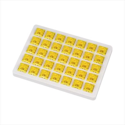KEYBOARD SWITCH SET MECHANICAL KEYCHRON Z114 Gateron Phantom Yellow Switch (35 pcs ) Cherry-MX /Gateron /Kailh