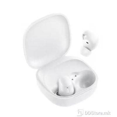 EARPHONES WIRELESS XIAOMI Redmi Buds 6 PLAY BLUETOOTH w/microphone, WHITE
