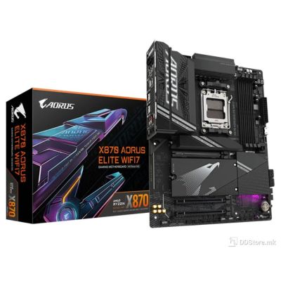 MB Gigabyte X870 AORUS ELITE WIFI7 AM5 DDR5 8000MHz OC/4xM.2/BT5.4/USB3.2/PCIe 5.0/HDMI