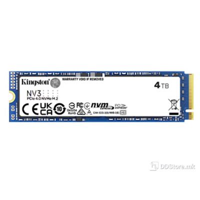 Kingston 4TB NV3 NVMe PCIe SSD, SNV3S/4000G