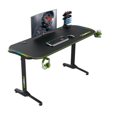 GameMax D140-Carbon RGB, Gaming Desk, Size 1400*600*750mm,RGB