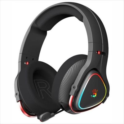HEADPHONES MR710 Bloody Gaming RGB WIRELESS, w/mic, 3,5mm, BT 5.3+2.4Ghz, 90° Folding, black
