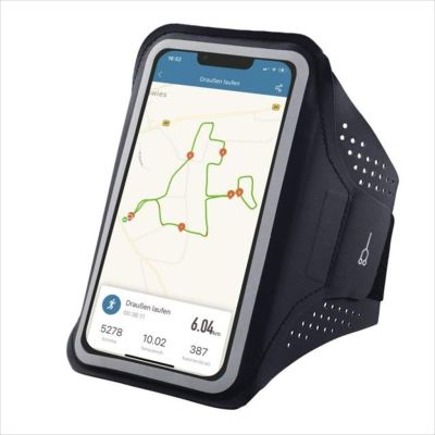 PHONE MOBILE SPORTS WRIST STRAP HAMA FINEST SPORTS, Size XXL, Anthracite 177997