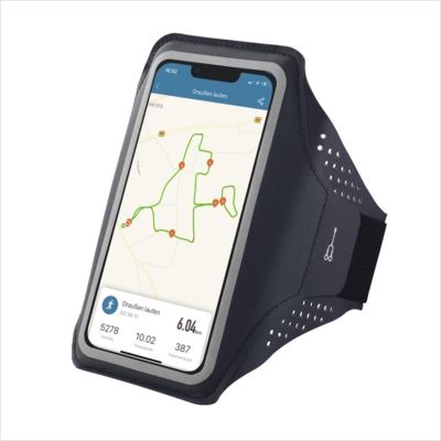 PHONE MOBILE SPORTS WRIST STRAP HAMA FINEST SPORTS, Size XL, Anthracite 177995