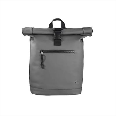 BAG HAMA "Merida" Roll-Top BACKPACK GRAY 40cm (15,6" LAPTOP), 216493