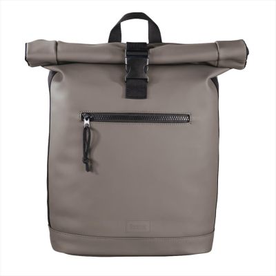 BAG HAMA "Merida" Roll-Top BACKPACK TAUPE 40cm (15,6" LAPTOP), 216494