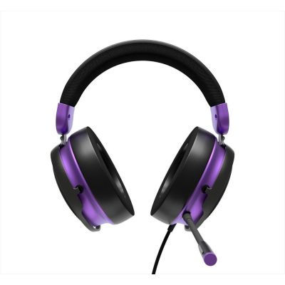 HEADPHONES DARK PROJECT Wired Gaming-Headset SONO w/Mic, 53mm neodymium driver, 1x3.5mm, Black/Violet