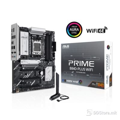 ASUS PRIME B840-PLUS WIFI, AMD B840 AM5, DDR5 7600 MT/s
