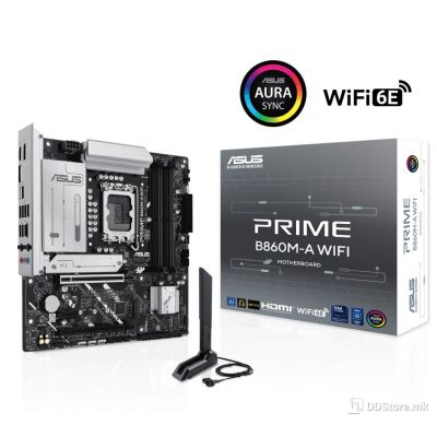 ASUS PRIME B860M-A WIFI, Intel mATX Motherboard
