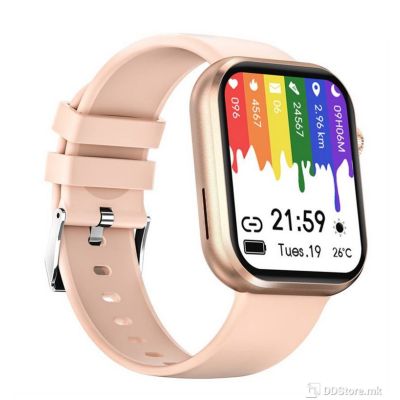 Power box HK49 Pink, Smart watch, 1.43 inch
