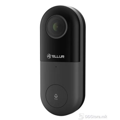 Smart WiFi Video DoorBell Tellur Full HD 1080p IP54 Black