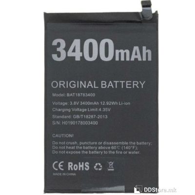 Li-ion Battery DOOGEE X90 - Internal