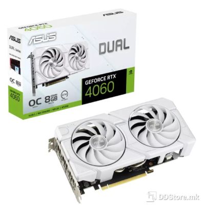 ASUS nVidia GeForce RTX 4060 8GB 128bit DUAL-RTX4060-O8G-EVO-WHITE