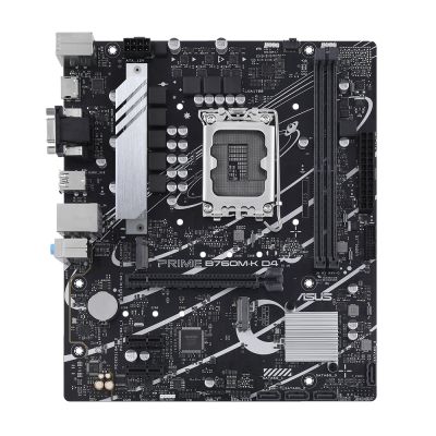 ASUS PRIME B760M-K D4, Intel B760 LGA 1700 mATX motherboard with PCIe 4.0