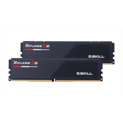 RAM DDR5 64GB(2x32GB) 6000MHz CL36 G.SKILL Ripjaws S5 Intel XMP/AMD EXPO Black F5-6000J3636F32GX2-RS5K