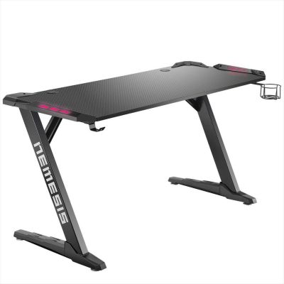 GAMING DESK NITRO CONCEPTS NEMESIS PRO LED, BLACK, 3738272
