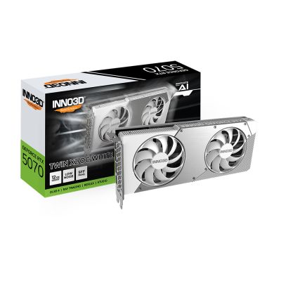 Inno3D GeForce RTX 5070 12GB GDDR7 Twin X2 OC, 3xDP, HDMI, N50702-12D7X-195064N