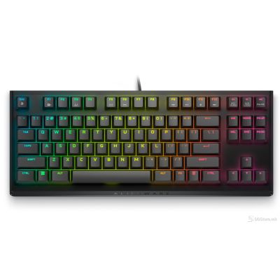 DELL Keyboard Alienware Tenkeyless Gaming AW420K, US (QWERTY), Dark Side of the Moon