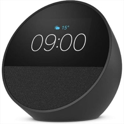 SMART CLOCK AMAZON ECHO SPOT (2024), BLACK, B0C2S2J7JP