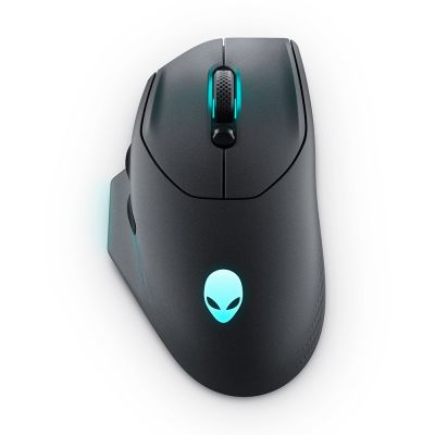 DELL Mouse Alienware Wireless Gaming AW620M, Dark Side of the Moon, PN: 545-BBFB
