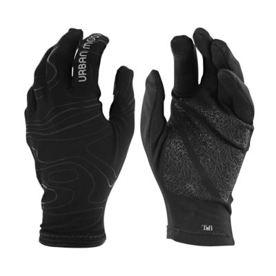 TNB UMGLOVSUM, Меѓусезонски ракавици за возење тротинет, скутер или велосипед, Црна боја, Универзална големина, Компатибилни со екрани