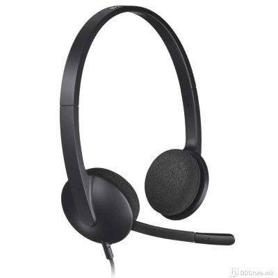 Logitech Headset H340, USB, 1,8m, USB Type-A