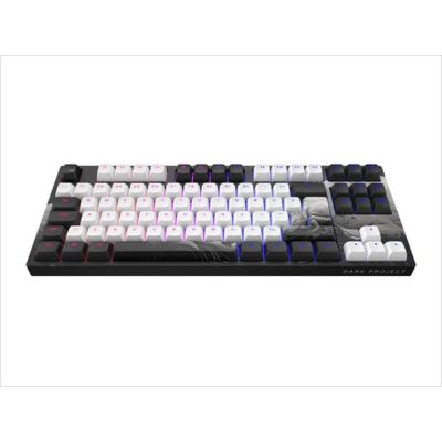 KEYBOARD MECHANICAL DARK PROJECT DPP 87 INK TKL HS RGB linear mechanical switches G3ms Sapphire, +4 switch ANSI layout