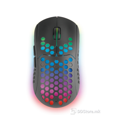 MARS Mouse Gaming MMW3 Wireless, 6 Anti-slip buttons, Lighting RGB Flow
