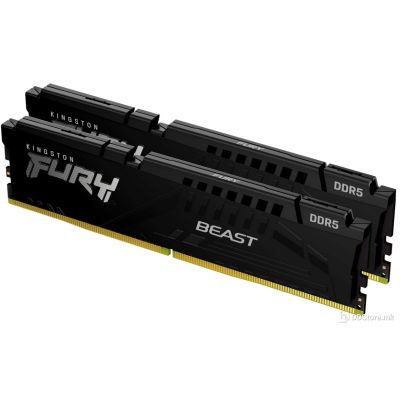 DIMM 32GB DDR5 6000MHz Kingston Fury Beast CL30 EXPO Kit (2x16)
