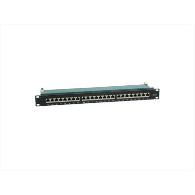 NET PATCH PANEL SECOMP 24 PORT 19" ROTRONIC CAT6 STP BLACK