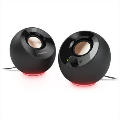 SPEAKERS 2.0 CREATIVE PEBBLE SE Black, USB Type-C, bluetooth 5.3, RGB, (4.4W) 51MF1725AA000
