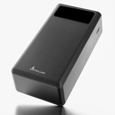 POWER BANK EXTRALINK EPB-114 50000mAh w/digital display, LED torch, x3 input (Micro-USB, USB-C, Lightning) /output( 4x USB-A), Black