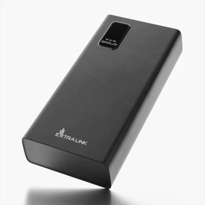 POWER BANK EXTRALINK EPB-068 20000mAh (22.5W Fast charge) w/digital display Dual input (Micro-USB, USB-C) /output( 2x USB-A, USB-C), Black