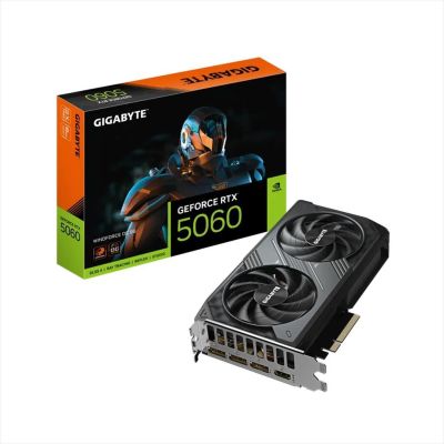 VGA GIGABYTE RTX 5060 WINDFORCE OC 8GB GDDR7, 3xDP, 1xHDMI, GV-N5060WF2OC-8GD