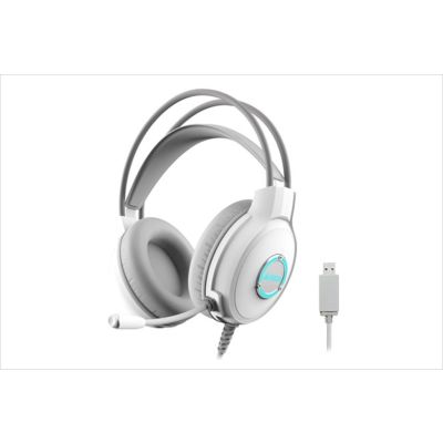 HEADPHONES A4TECH Fstyler FH300U USB-A, LED Backlit, microphone, volume control, White