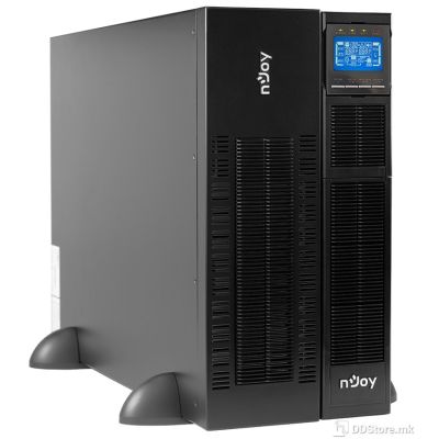 UPS NJOY Balder 10000, on-line 10000VA / 10000W,SNMP, USB, RS232, EPO, EMBS ports, Support 16~20 pcs battery string, no batteries included