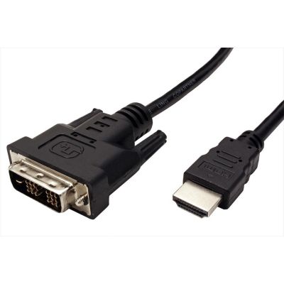 CABLES MONITOR DVI-D to HDMI  M-M 2M Secomp, 11.99.5522-20
