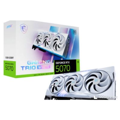 MSI GeForce RTX™ 5070 12G GAMING TRIO OC WHITE (G5070-12GTCW)