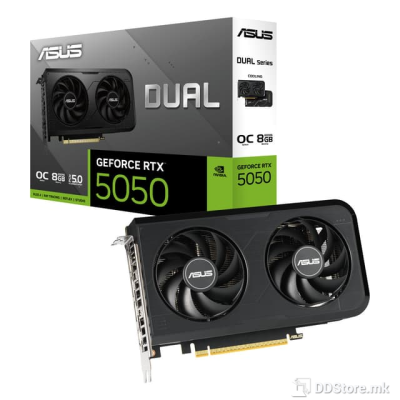 ASUS DUAL-RTX5050-O8G, 421 TOPs, PCI Express 5.0, OpenGL4.6, 8GB GDDR6