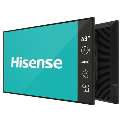 Hisense 43" 43GM50D 4K UHD 500 nits Digital Signage Display - 18/7 Operation